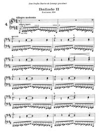 Ballade II - Franz Liszt